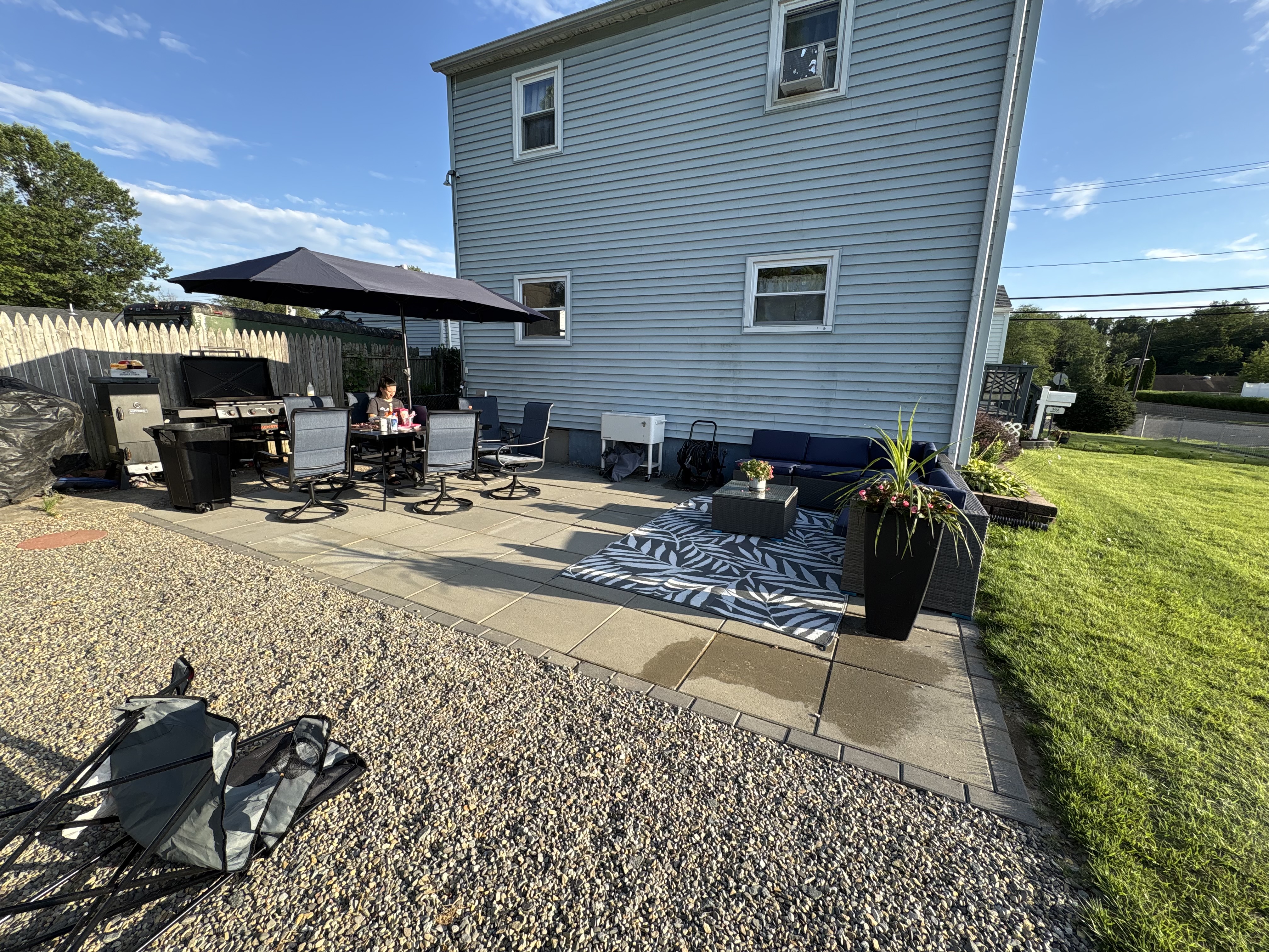 Patio after renovation