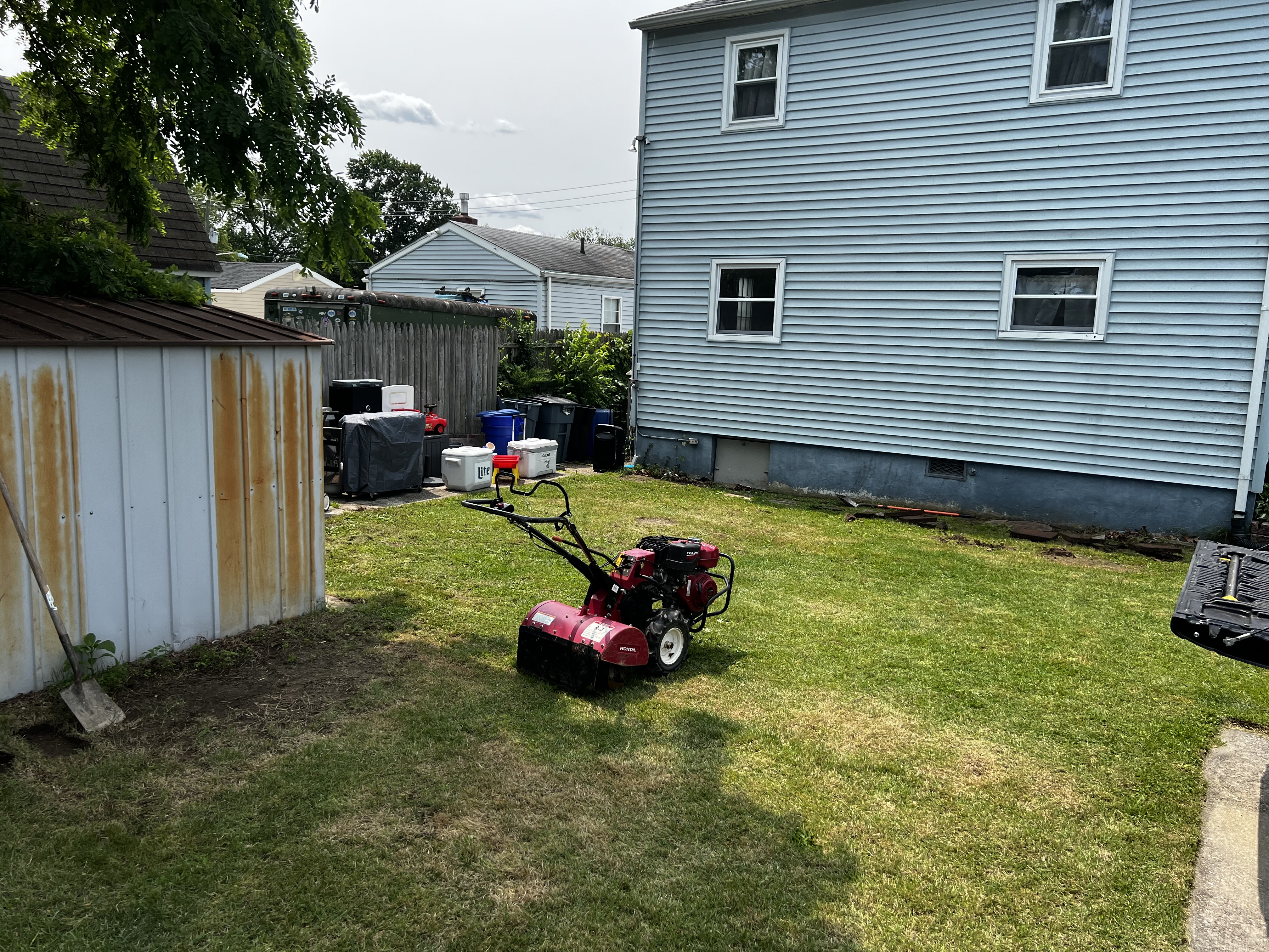 Patio before renovation